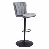 Tarley Bar Chair Gray Bar Stools LOOMLAN By Zuo Modern