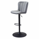 Tarley Bar Chair Gray Bar Stools LOOMLAN By Zuo Modern