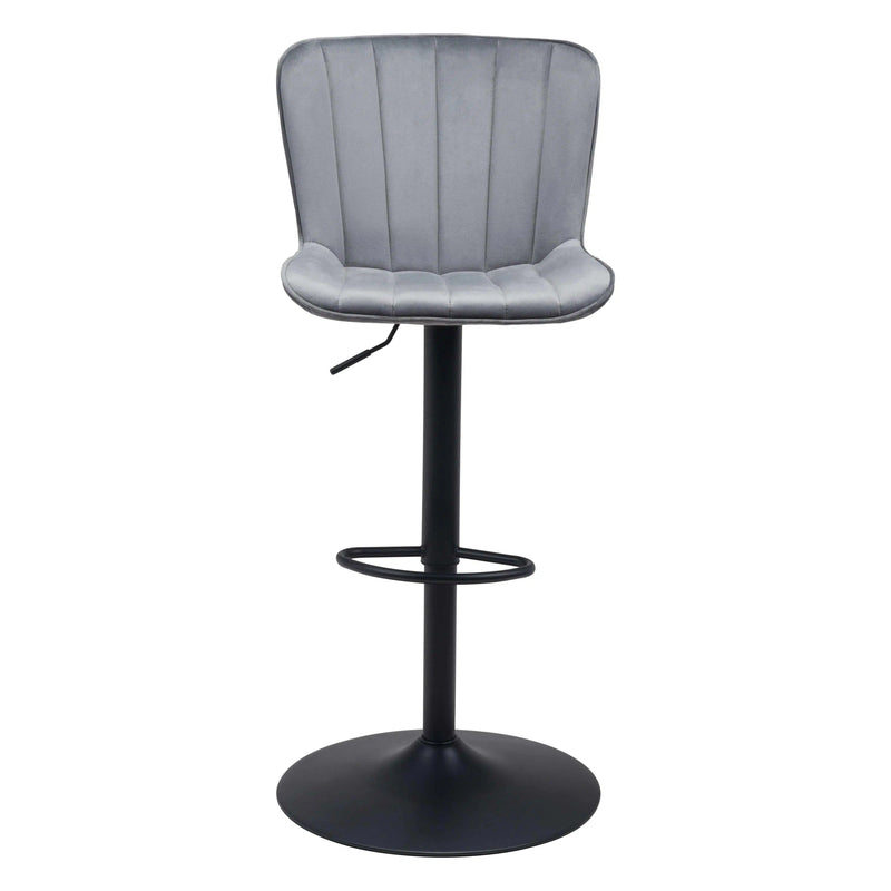 Tarley Bar Chair Gray Bar Stools LOOMLAN By Zuo Modern