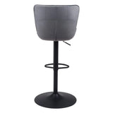 Tarley Bar Chair Gray Bar Stools LOOMLAN By Zuo Modern