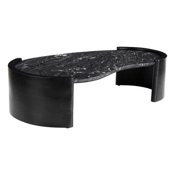 Tartini Coffee Table Black Coffee Tables LOOMLAN By Zuo Modern