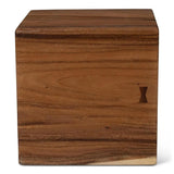 Tayida Natural Solid Chamcha Wooden Side Table Side Tables LOOMLAN By Urbia