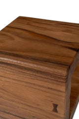 Tayida Natural Solid Chamcha Wooden Side Table Side Tables LOOMLAN By Urbia