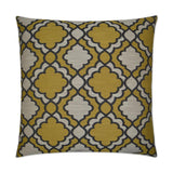 Taylor Gold Throw Pillow With Insert Throw Pillows LOOMLAN By D.V. Kap