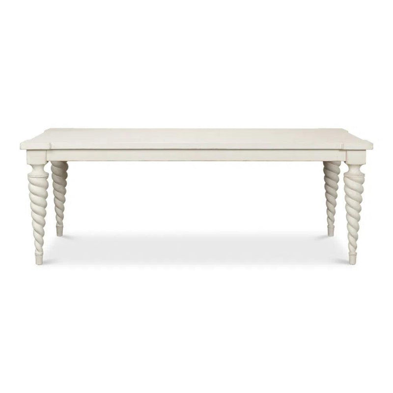 Teagan Dining Table Antique White Dining Tables LOOMLAN By Sarreid