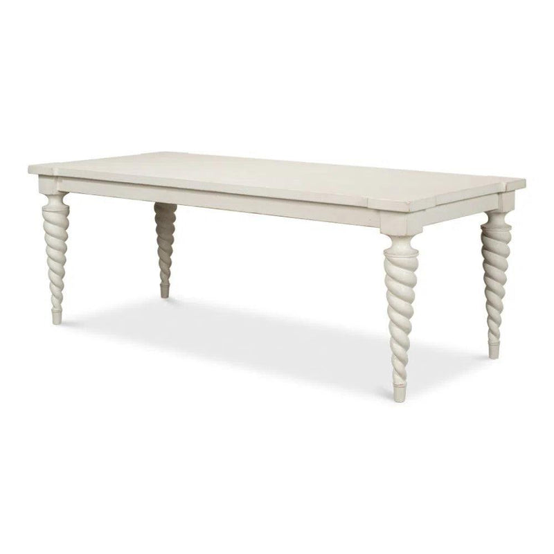 Teagan Dining Table Antique White Dining Tables LOOMLAN By Sarreid