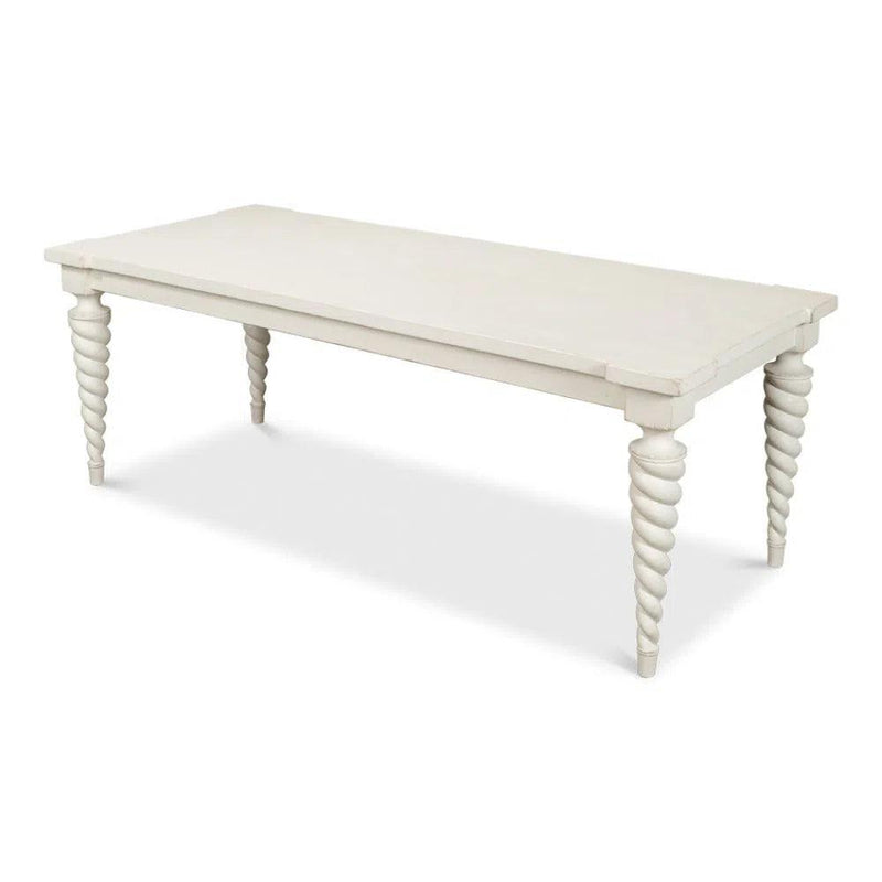 Teagan Dining Table Antique White Dining Tables LOOMLAN By Sarreid