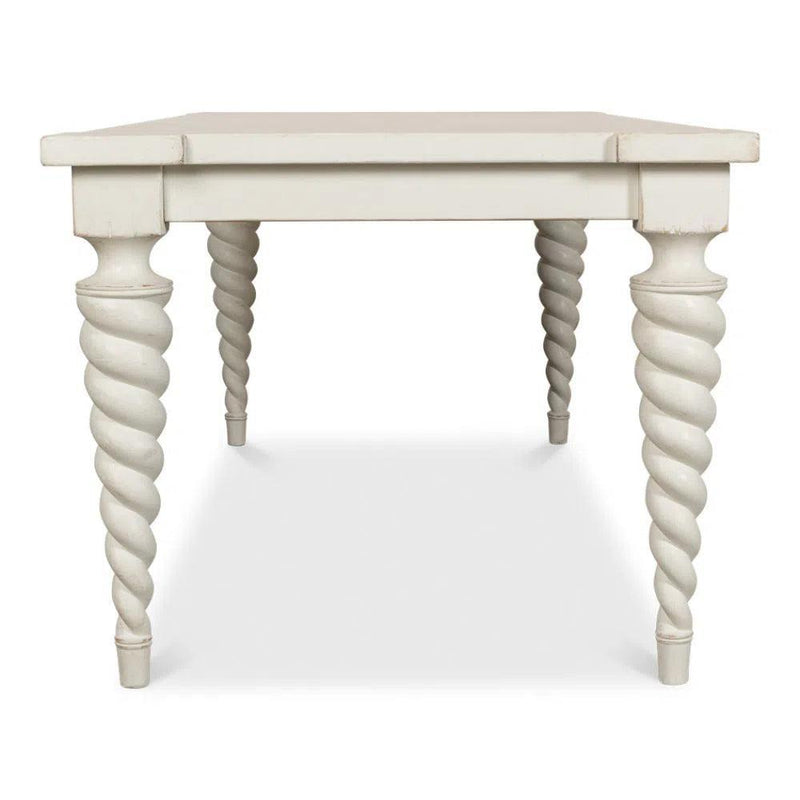 Teagan Dining Table Antique White Dining Tables LOOMLAN By Sarreid