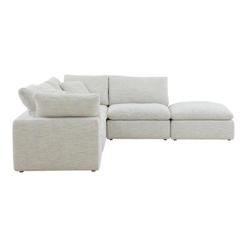 Terra Condo Dream Polyester Upholstered Modular Sectional Modular Sofas LOOMLAN By Moe's Home
