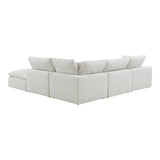 Terra Condo Dream Polyester Upholstered Modular Sectional Modular Sofas LOOMLAN By Moe's Home