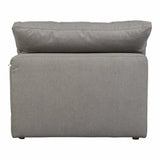 Terra Condo Grey Stain Resistant Performance Modular Slipper Chair Modular Components LOOMLAN By Moe's Home