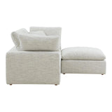 Terra Condo Nook Polyester Upholstered Modular Sectional Modular Sofas LOOMLAN By Moe's Home