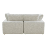 Terra Condo Nook Polyester Upholstered Modular Sectional Modular Sofas LOOMLAN By Moe's Home