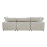 Terra Condo Polyester Upholstered Grey Lounge Modular Sectional Modular Sofas LOOMLAN By Moe's Home