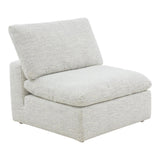 Terra Condo Polyester Upholstered Grey Slipper Chair Modular Sofas LOOMLAN By Moe's Home