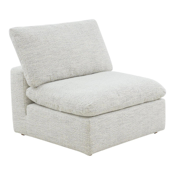 Terra Condo Polyester Upholstered Grey Slipper Chair Modular Sofas LOOMLAN By Moe's Home