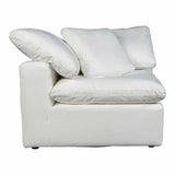 Terra Condo White Stain Resistant Performance Modular Corner Chair Modular Components LOOMLAN By Moe's Home