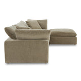 Terra Lounge Polyester Upholstered Green Modular Sectional Modular Sofas LOOMLAN By Moe's Home