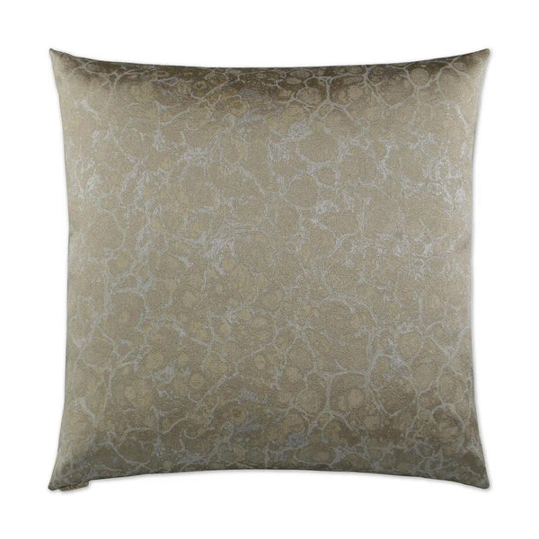 Terrazzo Pearl Brown Throw Pillow With Insert Throw Pillows LOOMLAN By D.V. Kap