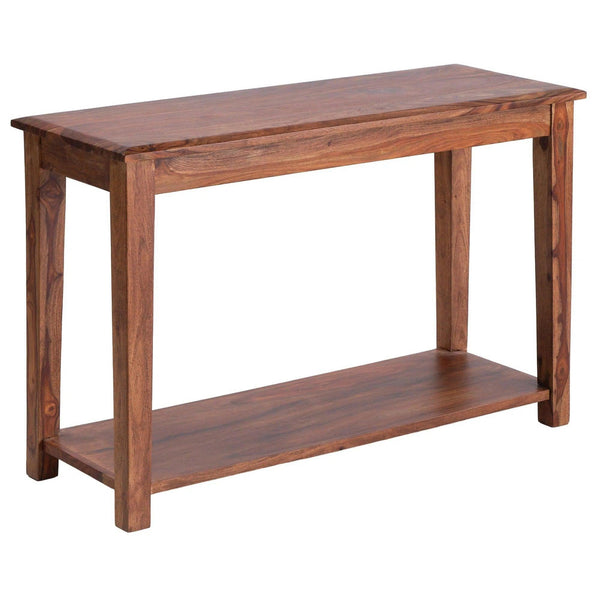 Terrill Reddish Brown Wood Rectangular Console Table Console Tables LOOMLAN By LOOMLAN