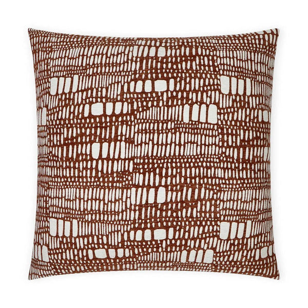 Tesota Sierra Red Large Throw Pillow With Insert Throw Pillows LOOMLAN By D.V. Kap