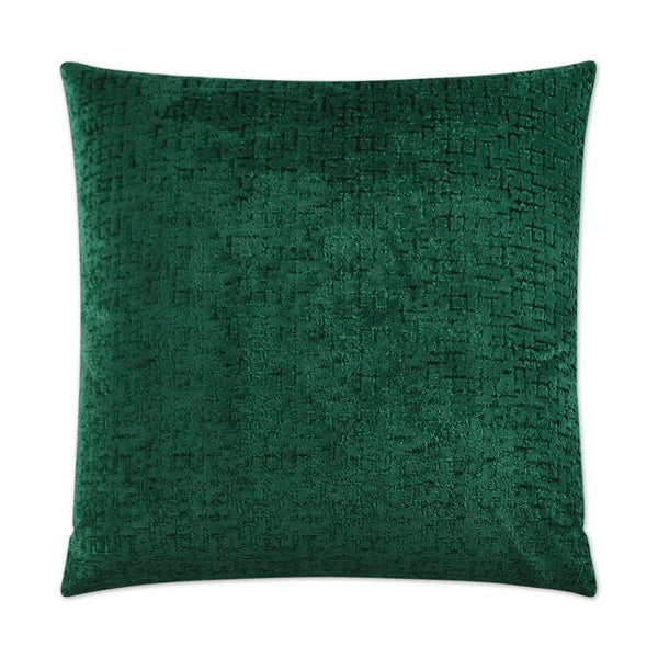 Tetris Emerald Green Throw Pillow With Insert Throw Pillows LOOMLAN By D.V. Kap