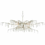 Textured Silver Forest Dawn Chandelier Aviva Stan Collection Chandeliers LOOMLAN By Currey & Co