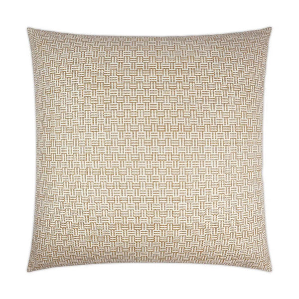 Thatchwork Geometric Global Ivory Large Throw Pillow With Insert Throw Pillows LOOMLAN By D.V. Kap