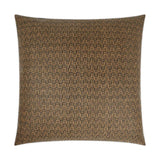 Thatchwork Safari Geometric Brown Large Throw Pillow With Insert Throw Pillows LOOMLAN By D.V. Kap