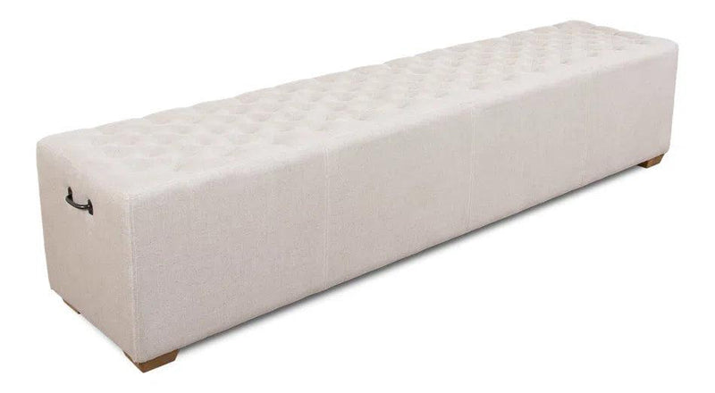 The 6 Foot Bench For Bedroom In Beige Linen Bedroom Benches LOOMLAN By Sarreid