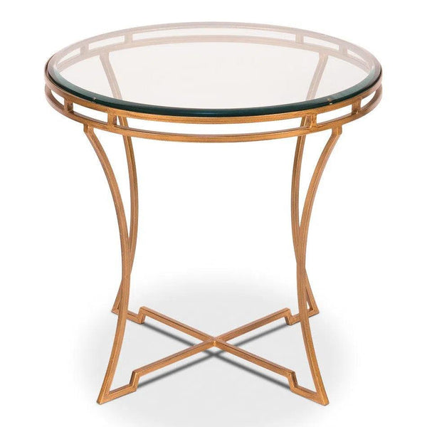 The Money Table Round End Table Side Tables LOOMLAN By Sarreid