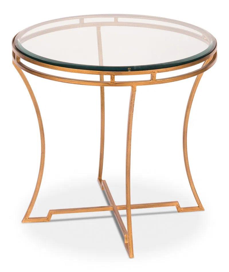 The Money Table Round End Table Side Tables LOOMLAN By Sarreid