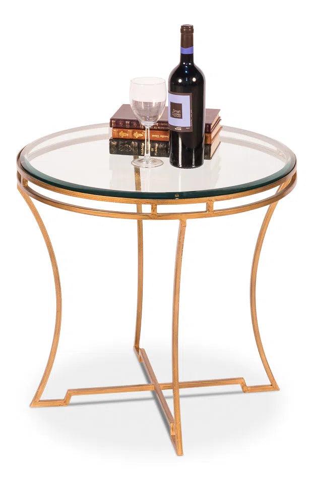 The Money Table Round End Table Side Tables LOOMLAN By Sarreid