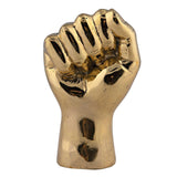 The Solidarity Fist Antique Brass Sculpture Statues & Sculptures LOOMLAN By Noir