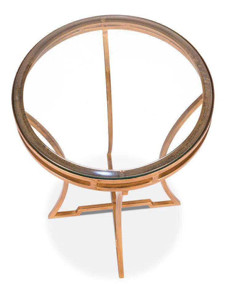 The Wine Money Table Round End Table Side Tables LOOMLAN By Sarreid