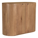 Theo Natural Wood Cabinet Accent Cabinets LOOMLAN By Moe's Home