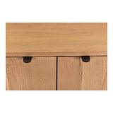 Theo Natural Wood Cabinet Accent Cabinets LOOMLAN By Moe's Home