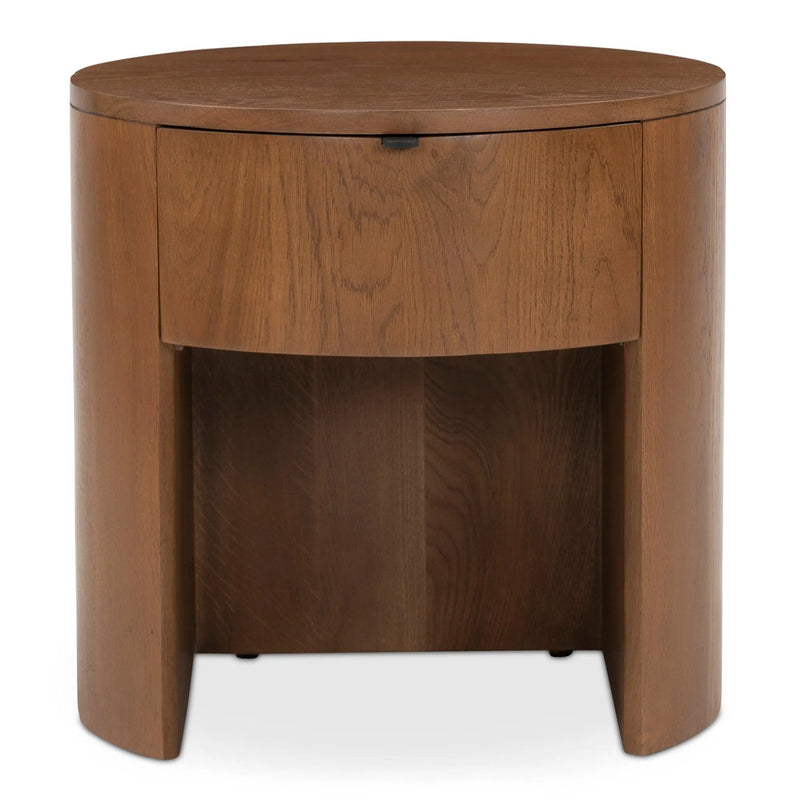 Theo Wood One Drawer Nightstand Nightstands LOOMLAN By Moe's Home