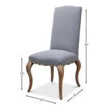 Thorne Linen Upholstered Armless Dining Chair (Set Of 2)