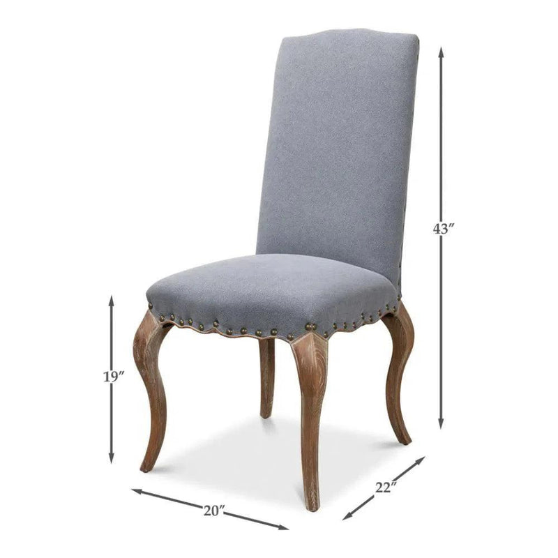 Thorne Linen Upholstered Armless Dining Chair (Set Of 2)