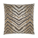 Tikeri Animal Tan Taupe Large Throw Pillow With Insert Throw Pillows LOOMLAN By D.V. Kap