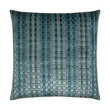 Times Square Teal Throw Pillow With Insert Throw Pillows LOOMLAN By D.V. Kap