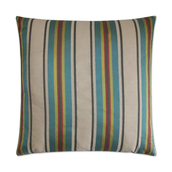 Tippy Blue Throw Pillow With Insert Throw Pillows LOOMLAN By D.V. Kap