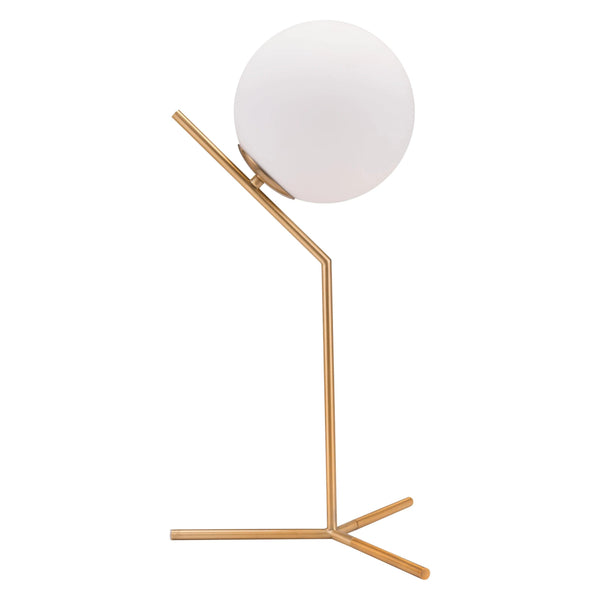 Tirol Table Lamp Brass Table Lamps LOOMLAN By Zuo Modern