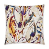 Tisane Berry Abstract Floral Large Throw Pillow With Insert Throw Pillows LOOMLAN By D.V. Kap