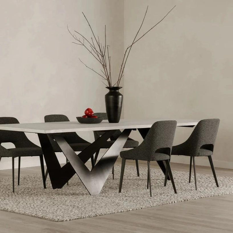 Tizz Contemporary Polyester Upholstered Dining Chair