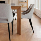 Tizz Contemporary Polyester Upholstered Dining Chair