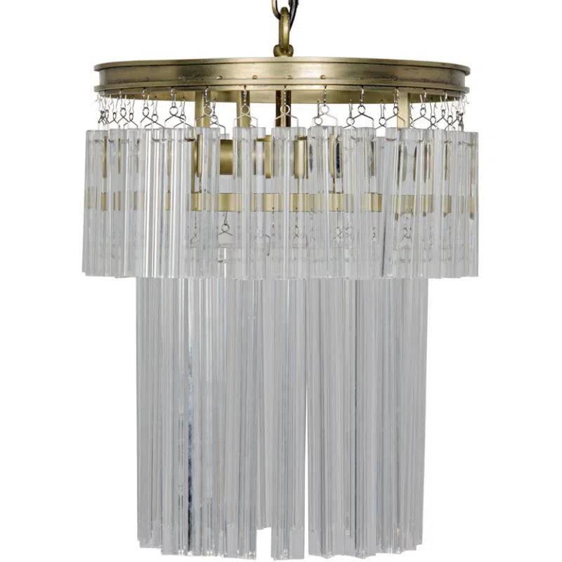 Toby Chandelier, Antique Brass and Crystal Chandeliers LOOMLAN By Noir