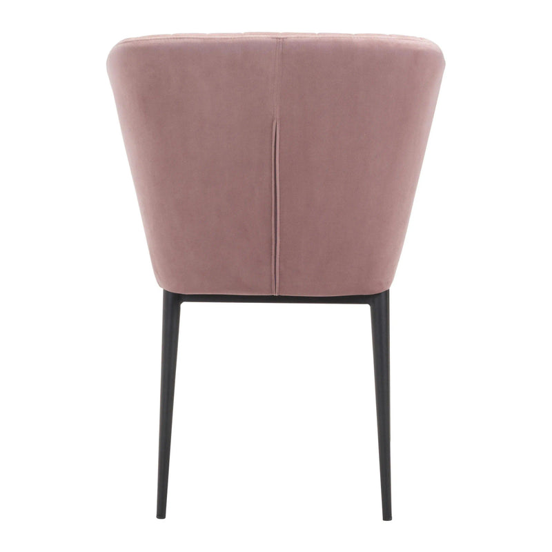 Tolivere Dining Chair (Set of 2) Pink Dining Chairs LOOMLAN By Zuo Modern