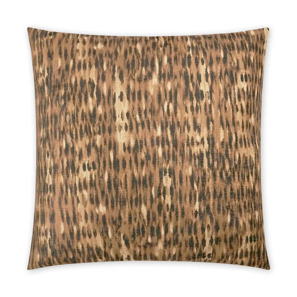 Tonga Ginger Brown Throw Pillow With Insert Throw Pillows LOOMLAN By D.V. Kap